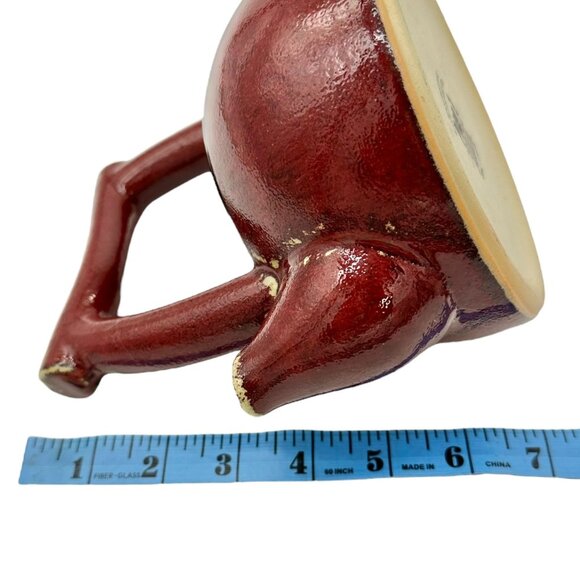 Pier 1 Earthenware Shanghai Tea Set Teapot With Handle & Lid Red Black 7 x 5.5 - Picture 10 of 11